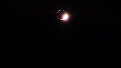 #BlueGhost got her first diamond ring! Captured at our landing site in the Moon’s Mare Crisium around 3:30 am CDT, the photo shows the sun about to emerge from totality behind Earth. Hope to have more shots to share soon! #BGM1