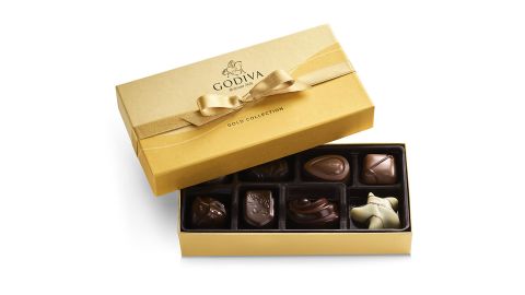 Godiva Assorted Chocolate Gift Box in Gold