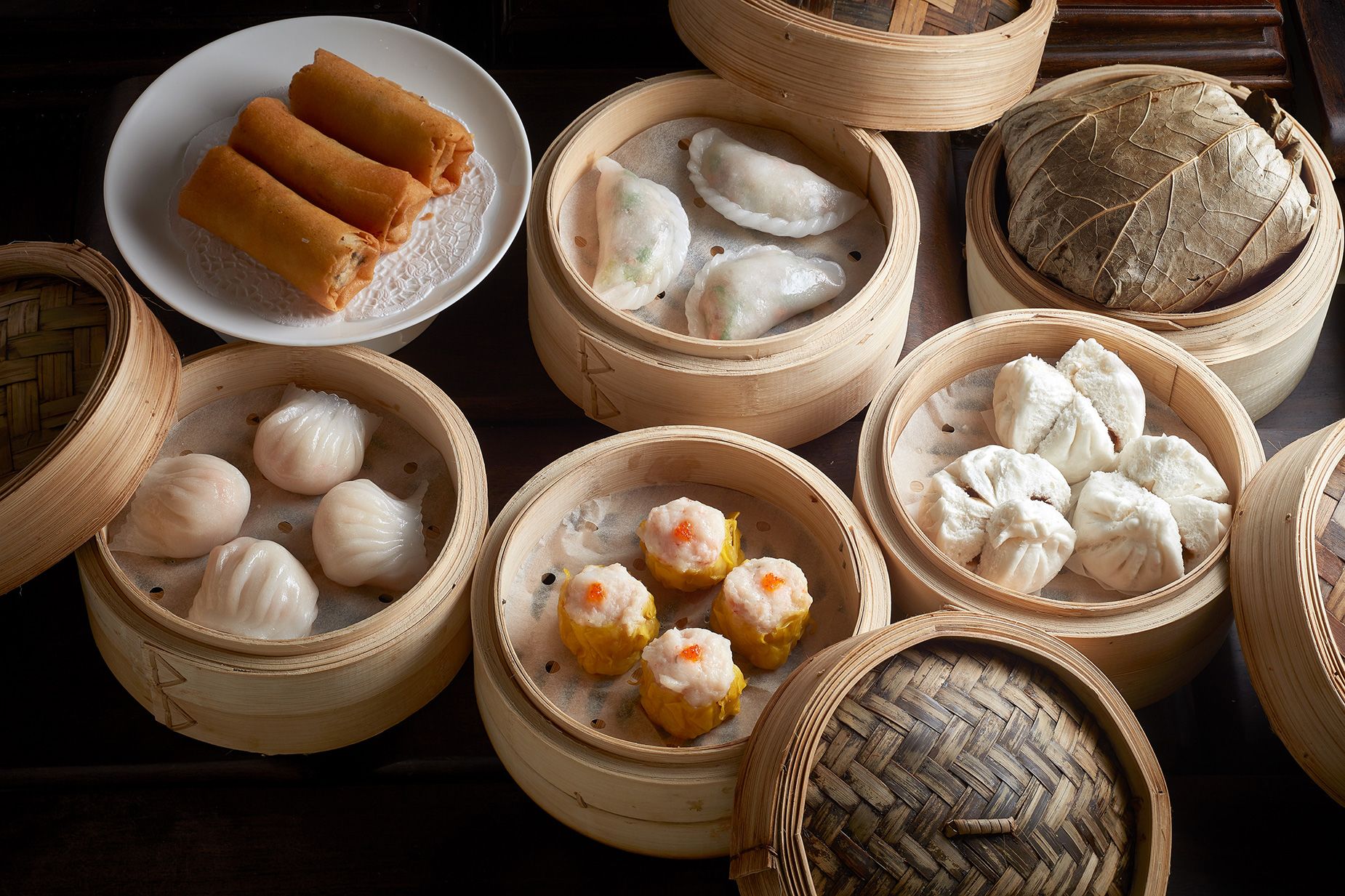 The fan gwo (Chiuchow style dumplings) and the barbecued pork buns are two of the must-haves at Golden Valley.