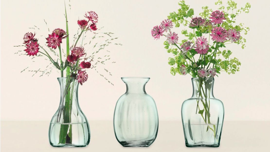 Three glass vases from Goodee