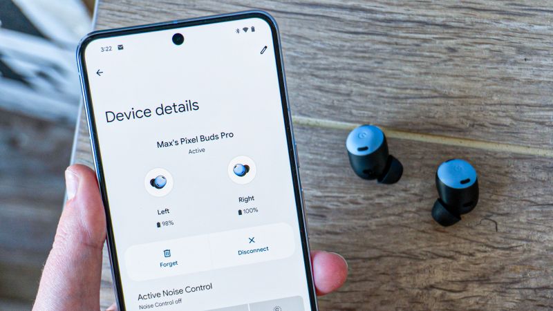 Google pixel buds active noise cancelling hot sale