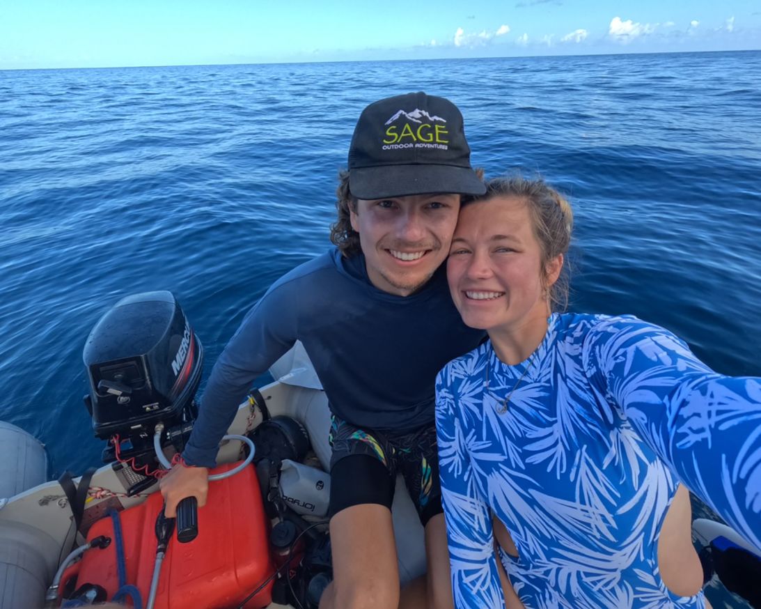 After the group reached their destination, Elliott and Sanders continued on to Tonga.