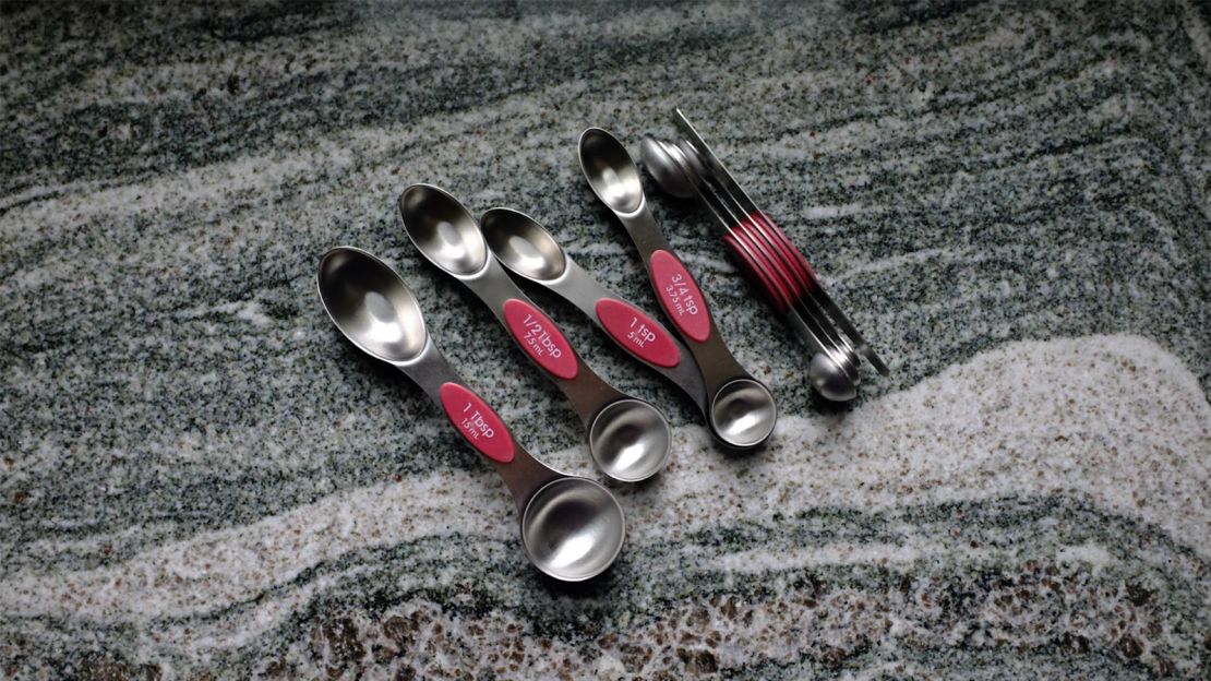 Good Grips Measuring Spoon Set, Stainless Steel, 4 Piece - 1 set