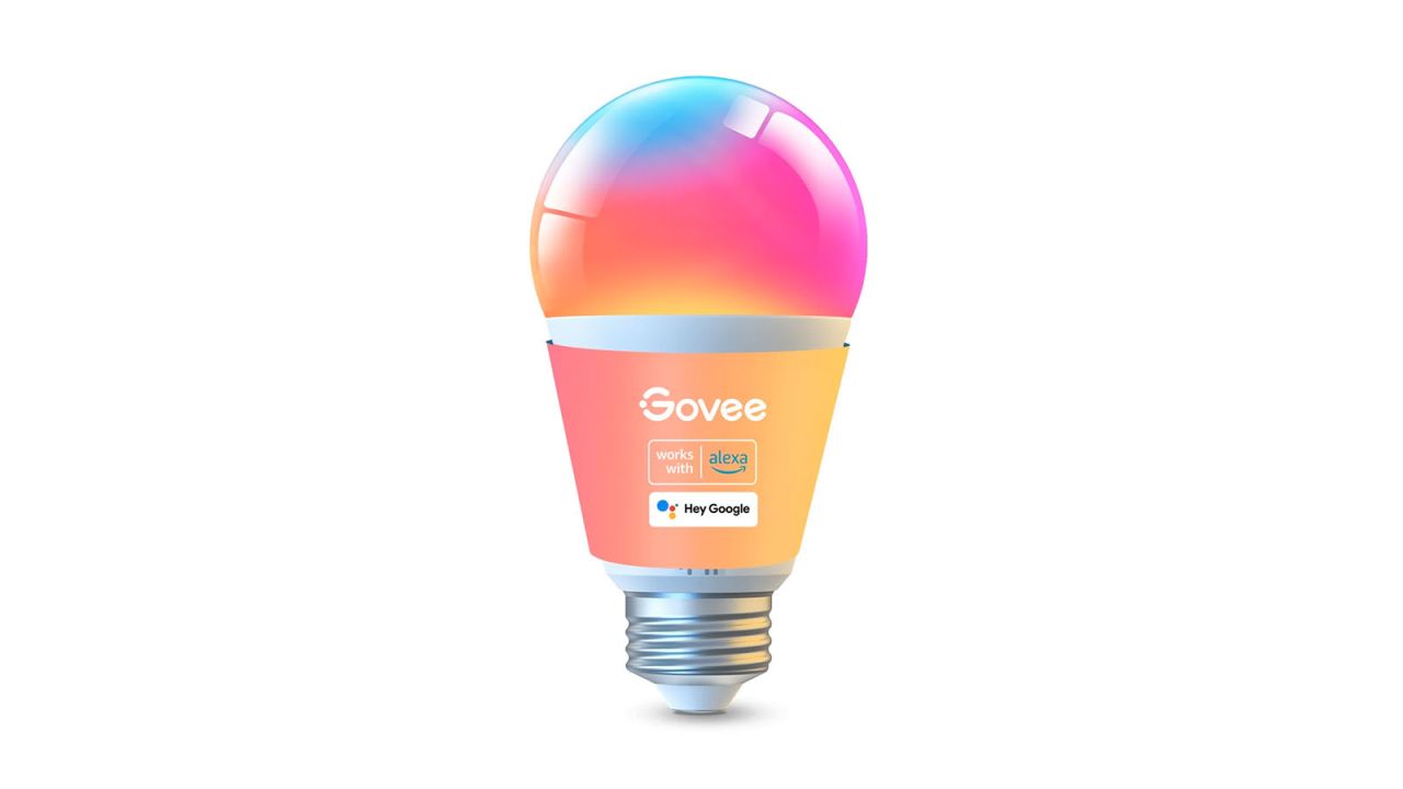 A Govee smart bulb on a white background.
