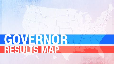 Live governor map and results