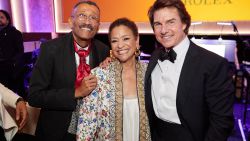 Wynn Thomas, Debbie Allen and Tom Cruise at the 16th Governors Awards in the Ray Dolby Ballroom at Ovation Hollywood on Sunday, November 16, 2025.