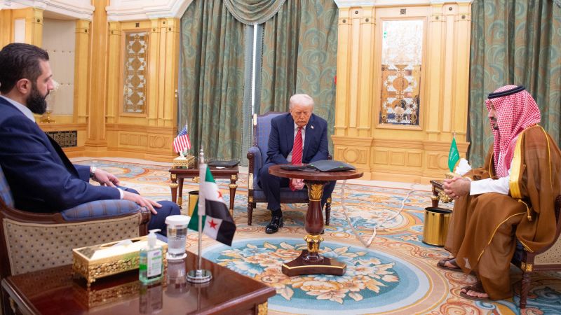 Trump’s embrace of Syria and its jihadist-turned-president could reshape the Middle East Trump’s embrace of Syria and its jihadist-turned-president could reshape the Middle East