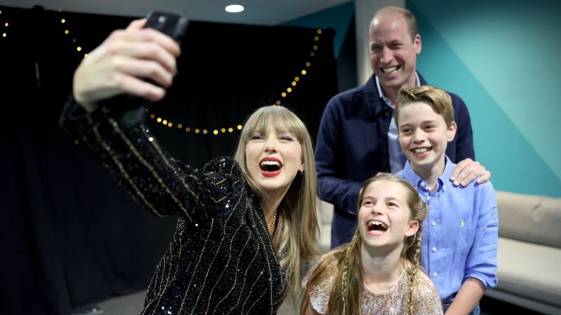 Prince William and Princess Charlotte's Special Encounter with Taylor Swift at Her London Show