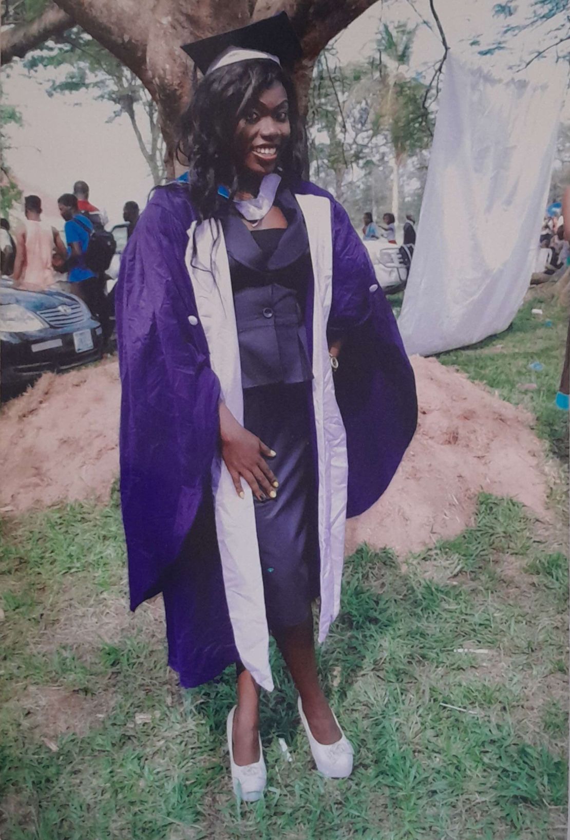 Adefemola Akintade at her undergraduate graduation from the University of Benin, Nigeria, in 2014.