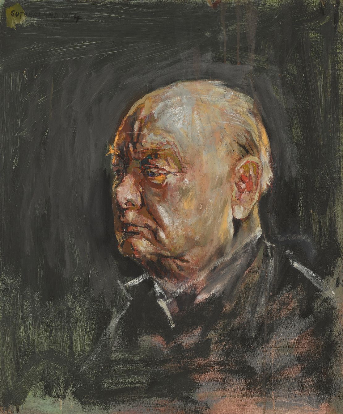 The portrait was displayed at Churchill's birthplace Blenheim Palace near Oxford in the UK, before it travelled to New York and London ahead of its sale.