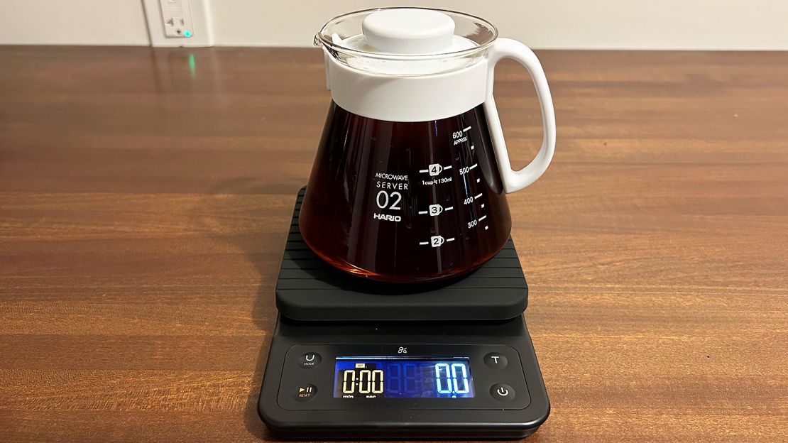  Hario V60 Drip Coffee Scale and Timer, Black: Home & Kitchen