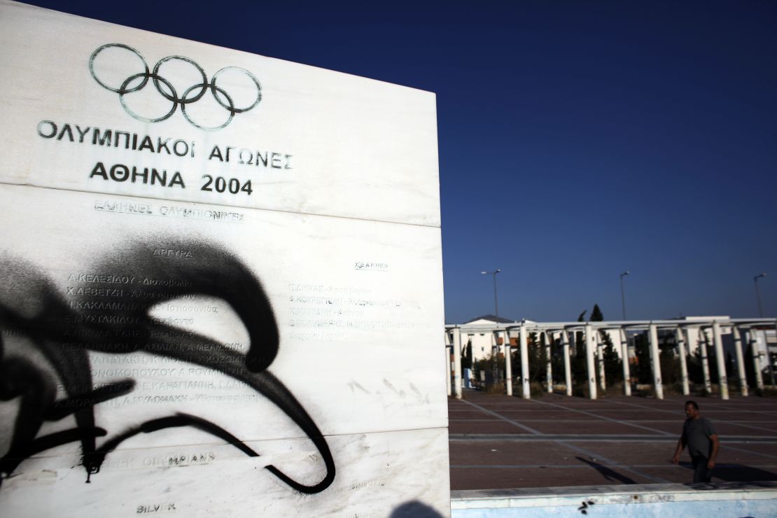 Greece hosted the 2004 Olympic Games in Athens, but the country has since been hit by financial crisis.