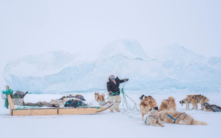 <strong>'Special' image:</strong> He took this award-winning photograph during a sled ride from Siorapaluk to Qaanaaq in Greenland.