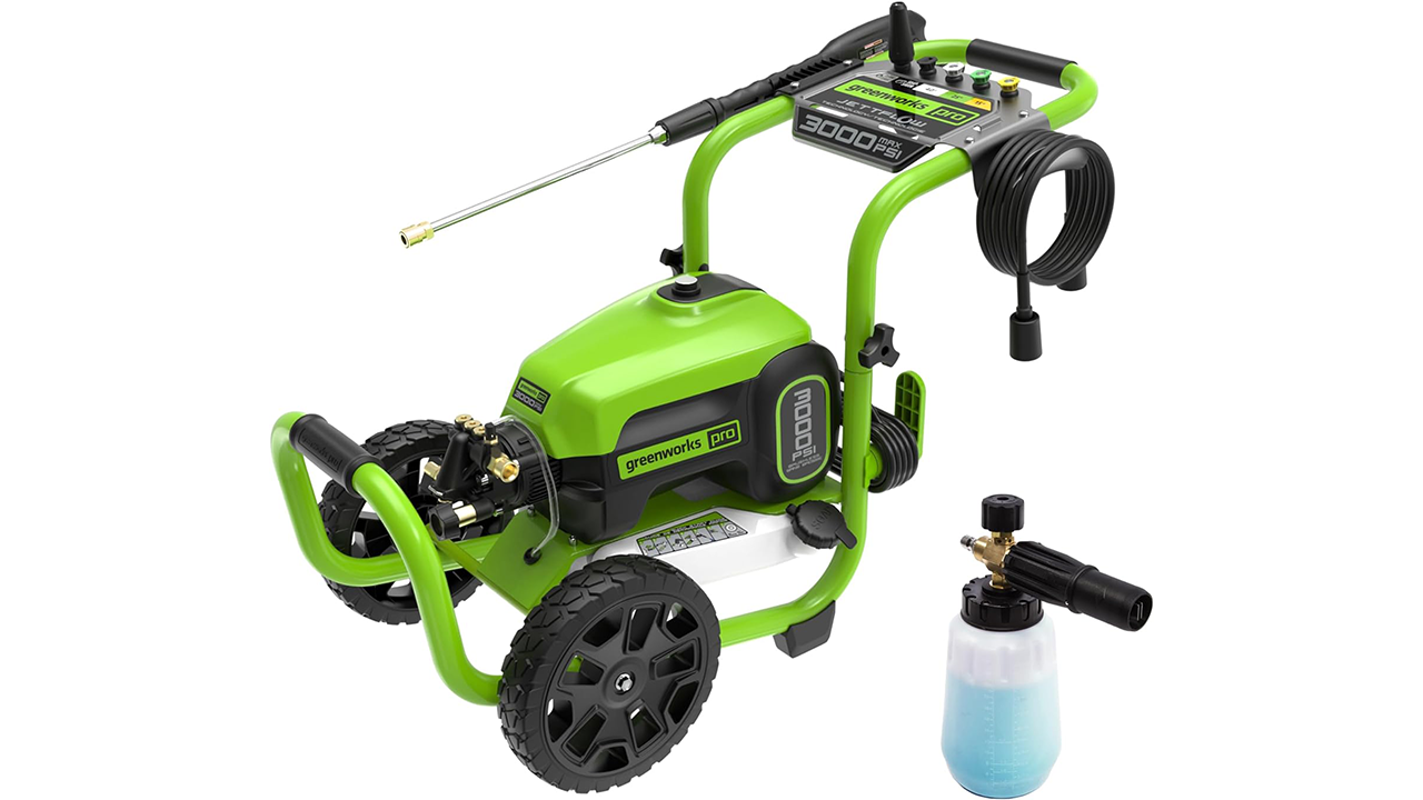 Hochdruckreiniger Greenworks 3000 PSI – Fotoarchiv