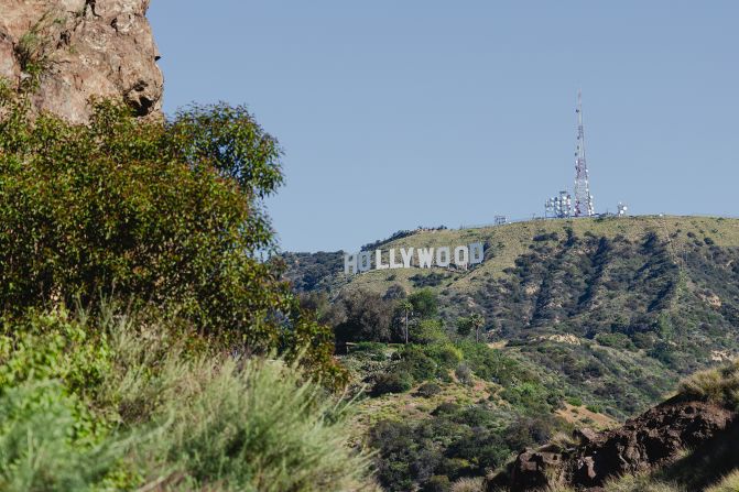 <strong>A landmark hike: </strong>The park offers an eye-level view of the fabled Hollywood sign<strong>.</strong> You can hike above or below the 45-foot-tall letters, but you can no longer go up and touch them.