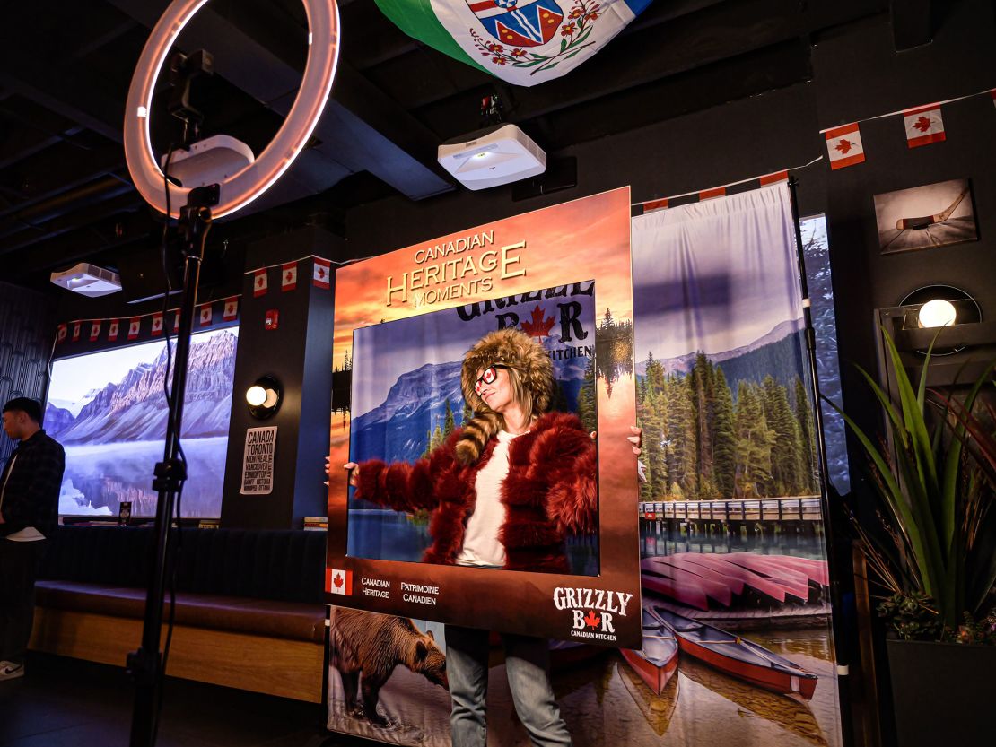 'We welcome Americans as long as they are respectful of our sovereignty and our culture,' said the owner of the Canada-themed Grizzly Bar in Toronto.