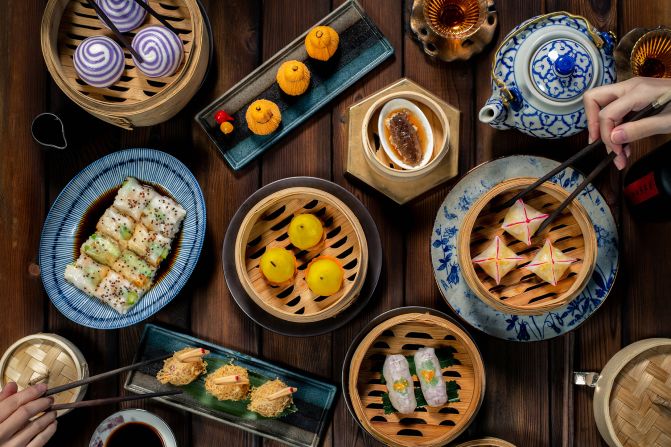 <strong>Legacy House:</strong> Legacy House's fantastic dim sum set includes steamed spotted garoupa dumplings with salted lemon. Click on for more top Hong Kong dim sum experiences.