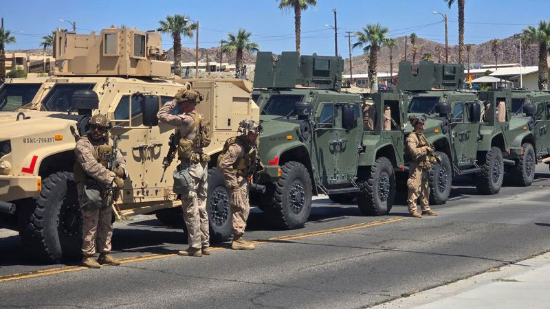 Why Trump’s move toward using the military on US soil is so fraught