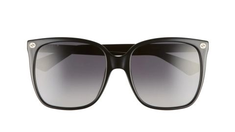 Gucci 57mm Shaded Square Sunglasses