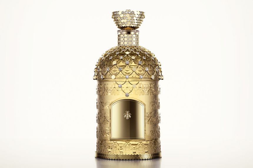 Adorned with 336 diamonds totaling 55 carats, Guerlain's collaboration with Chaumet — which reinterpreted its Bee bottle — cost a whopping $1 million.