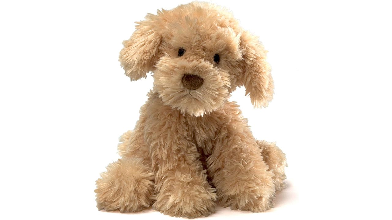 A photo of the Gund Designer Pups Collection Nayla Cockapoo Puppy Plush Toy