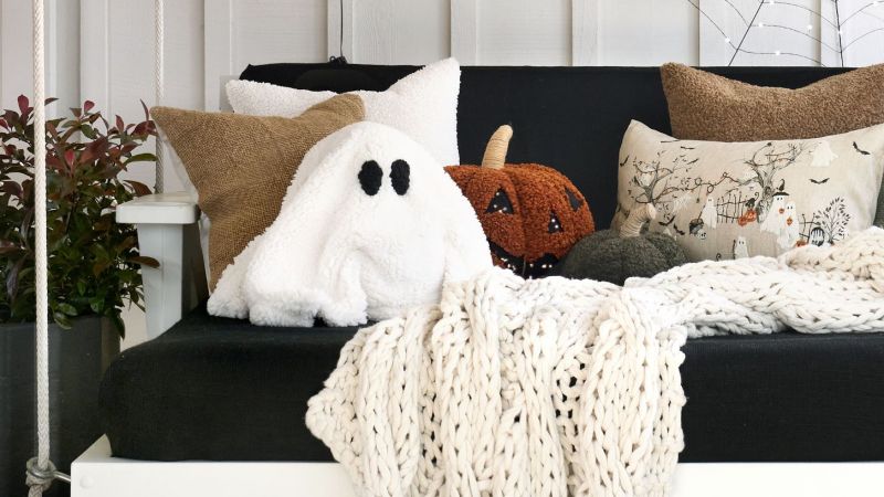Get Pottery Barn's Gus the Ghost pillow before it sells out again