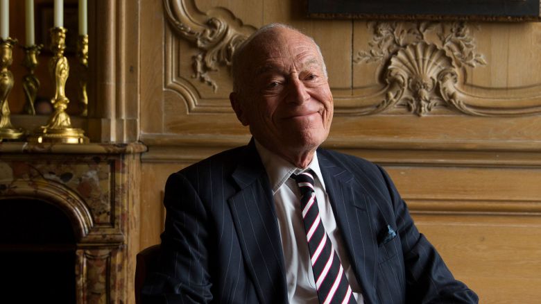 Cosmetics magnate Leonard Lauder at his home in New York, Sept. 25, 2014.