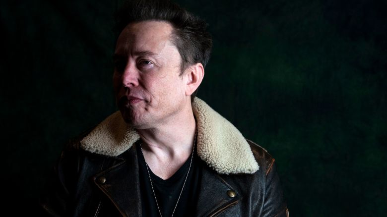 Elon Musk, backstage at the 2023 New York Times DealBook Summit, at Jazz at Lincoln Center in Manhattan, in November 2023.