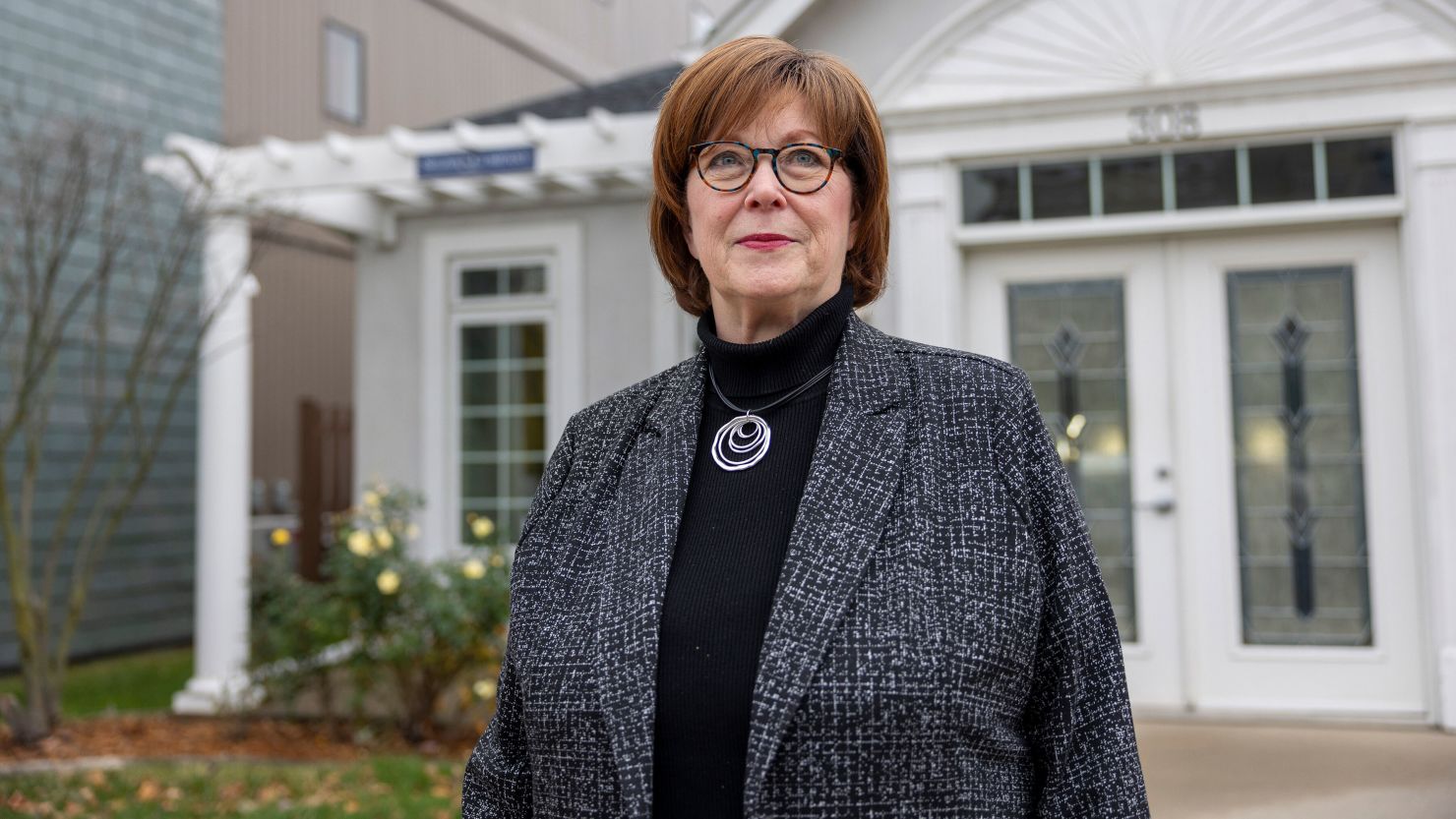 The revered independent pollster J. Ann Selzer in West Des Moines, Iowa, on Monday, Nov. 4, 2024.