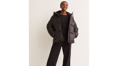 H&M hooded down jacket