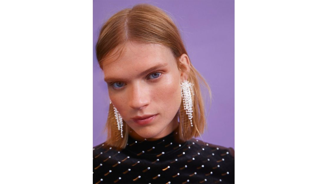 H&M Long Rhinestone Earrings