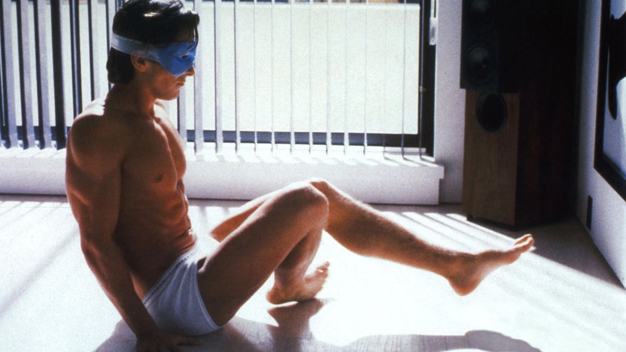 H89RAE American Psycho, (AMERICAN PSYCHO) USA 2000, Regie: Mary Harron, CHRISTIAN BALE, Stichwort: Maske