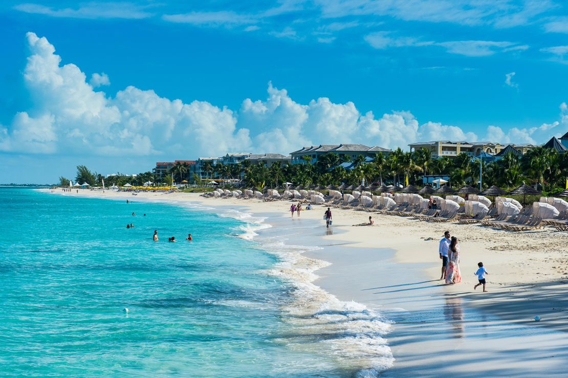 Pictured here is the coastline outside the Beaches resort on Providenciales, the main island of Turks and Caicos.