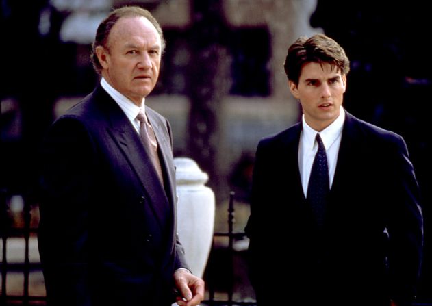 Hackman stars alongside Tom Cruise in 1993's "The Firm."