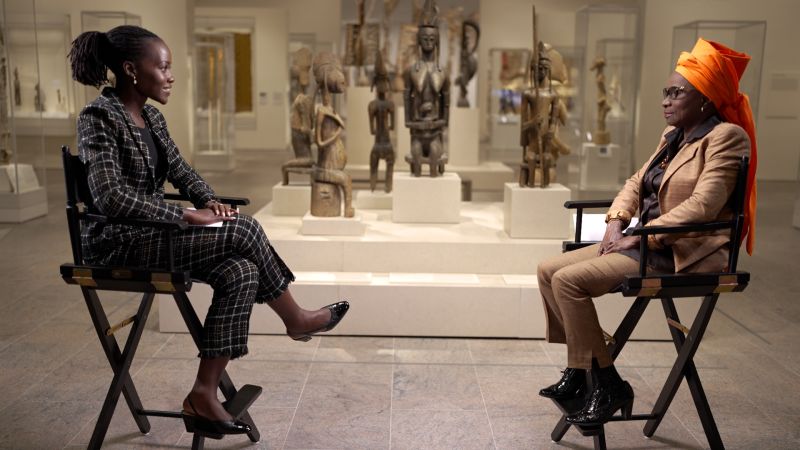 Lupita Nyong’o and Angélique Kidjo in conversation at The Met