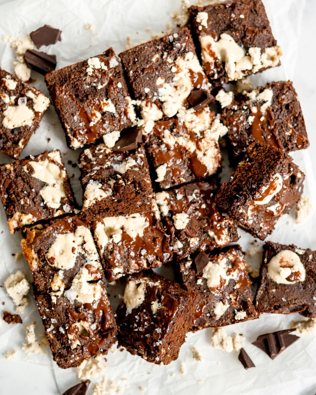 In this recipe, coconut flour and eggs help create a dense, fudgy brownie.