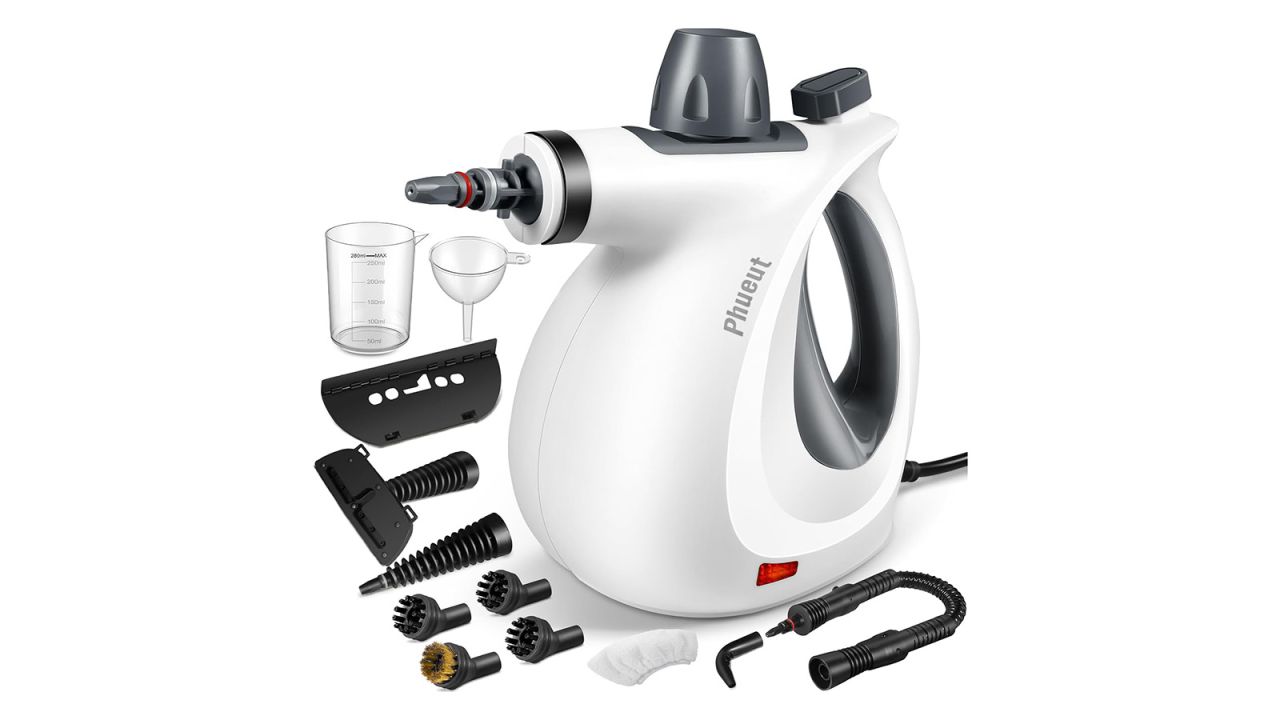 Phueut Pressurized Handheld Multi-Surface Natural Steam Cleaner