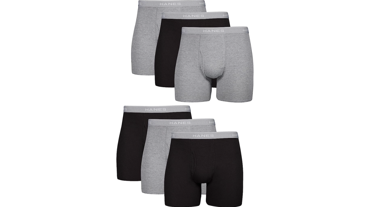 hanes boxer briefs 6 pack