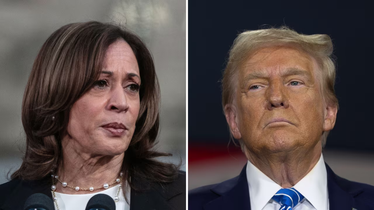 Vice President Kamala Harris and former President Donald Trump.