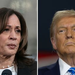 Vice President Kamala Harris and former President Donald Trump.