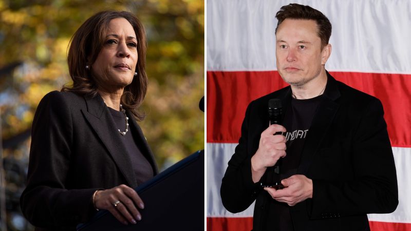 Elon Musk keeps up pro-Trump spending spree as Harris continues to dominate money race, new filings show