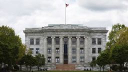 Vista de la Facultad de Medicina de Harvard en el área médica de Longwood, en Boston, Massachusetts, el 15 de mayo de 2022.