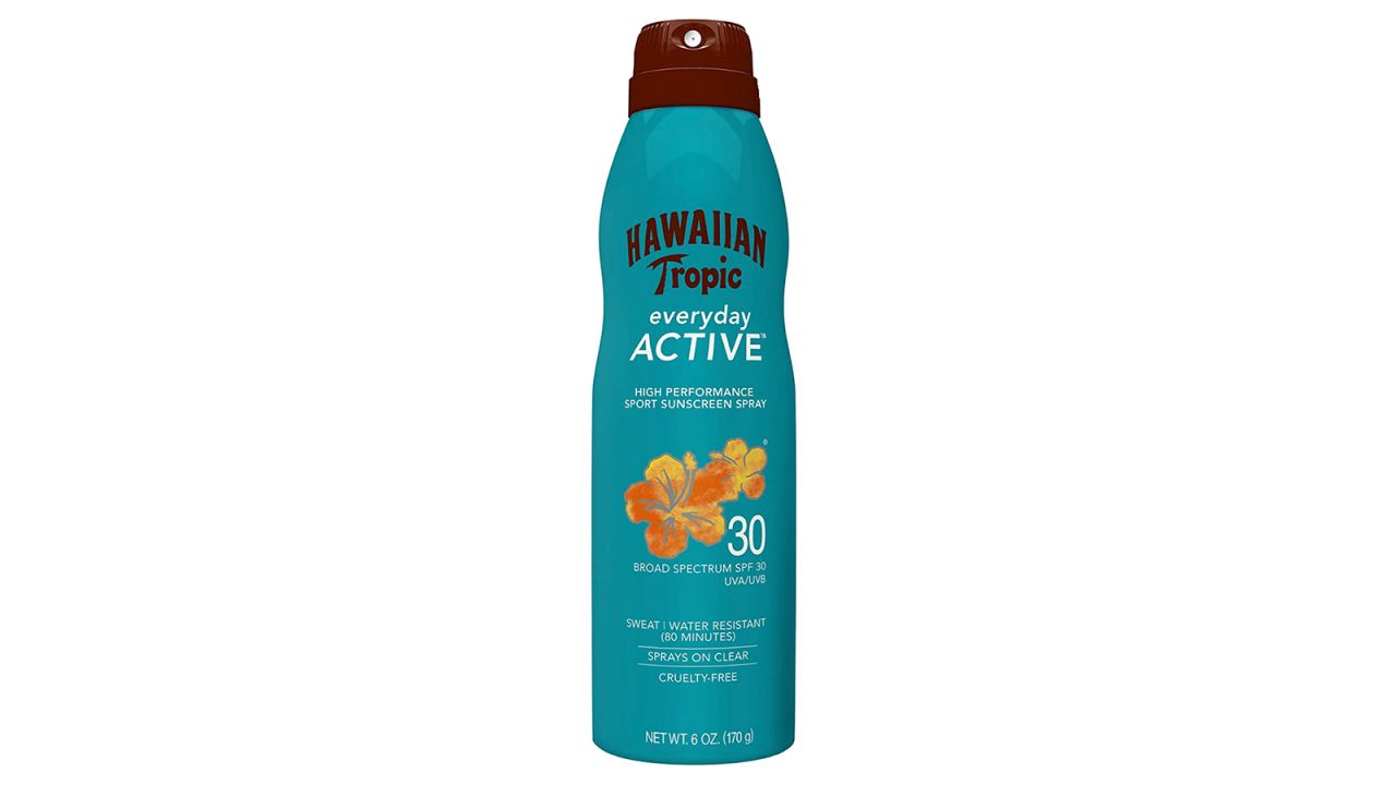Hawaiian Tropic Island Sport Sunscreen Spray, Broad Spectrum SPF 30
