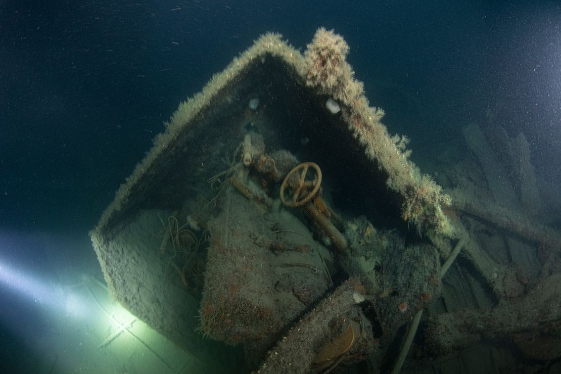 The ship was lost on the seabed off the coast of Scotland for more than 100 years.