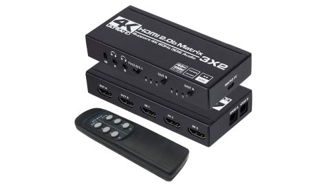 HDMI Matrix 3 x 2 with 3.5mm Audio Output