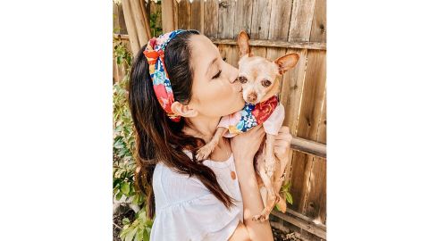 Hella Cool Dog Matching Dog Bandana and Mama Headband Set