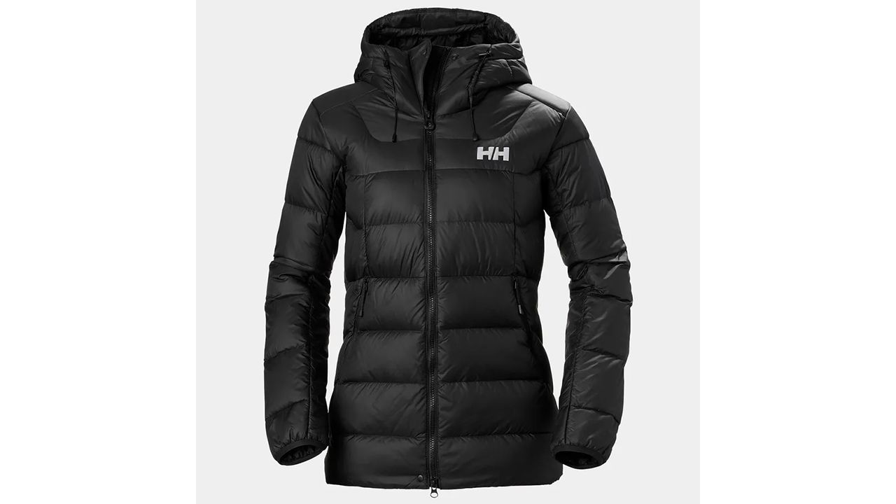 A photo of the Helly Hansen Women’s Verglas Glacier Down Jacket in black