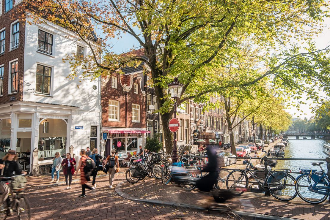 The Netherlands comes in at No. 5 in the 2025 rankings, right after four Nordic nations. Amsterdam is pictured.