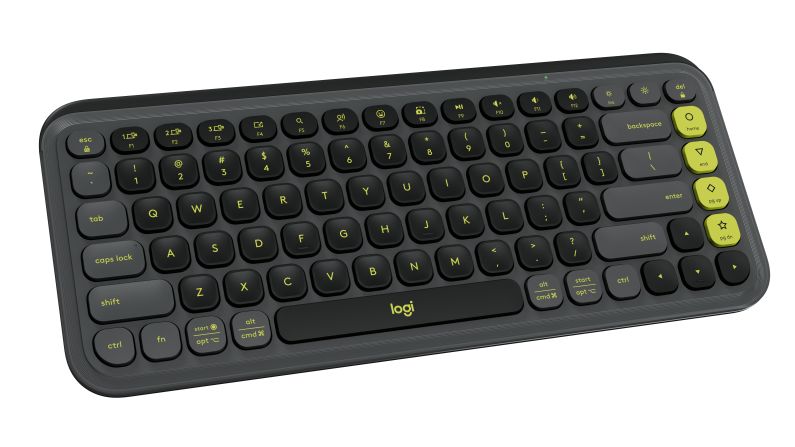 Graphite Green Logitech Pop Icon Keys keyboard