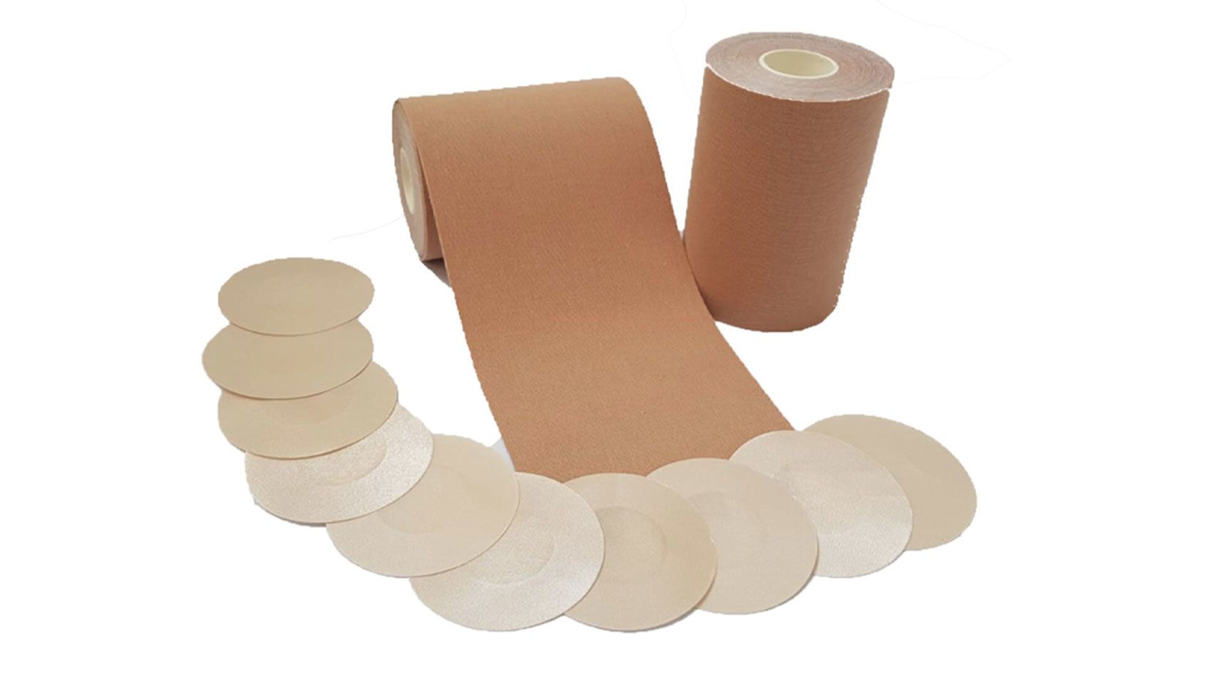Best Boob Tape For Small Busts: Brassybra 33-Pack Adhesive Bra, 9 Boob  Tapes and Nipple Covers That Actually Work, No Matter Your Breast Size